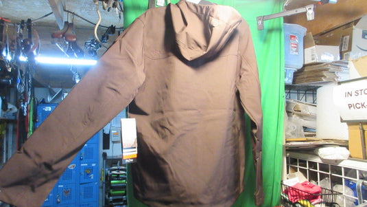 New WFS Pulse Core Soft Shell Hooded Jacket - Adult Size Large - Chocolate