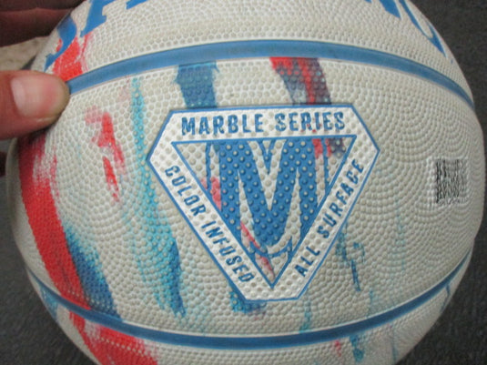 Used Spalding Marble Series Color Infused Size 7 Basketball