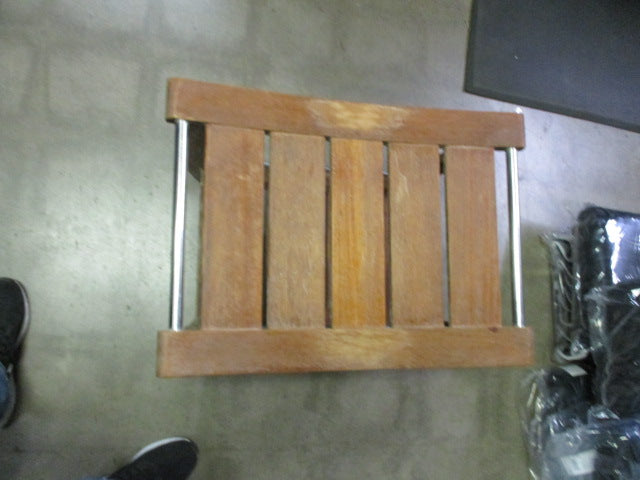 Load image into Gallery viewer, Used Front Gate Grade A Teak Wood Chair 24&quot;x19&quot; Shower Seat Pool Bench
