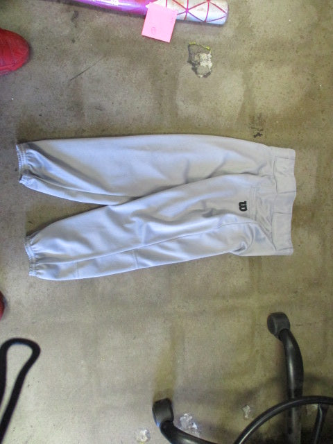 Used Wilson Elastic Bottom Size Youth Baseball Pant