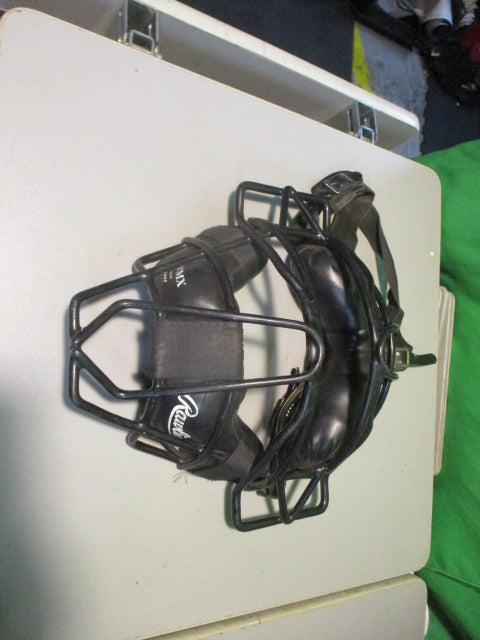 Used Rawlings PWMX Umpire Face Mask