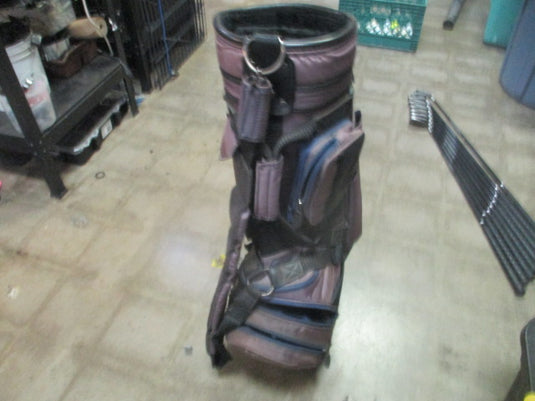 Used Pinseeker Purple Cart Golf Bag