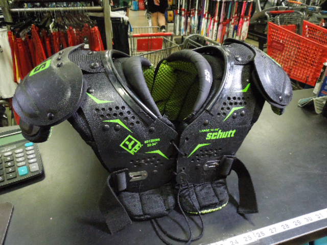 Load image into Gallery viewer, Used Schutt Y Flex Shoulder Pads Size Large 14 - 15"

