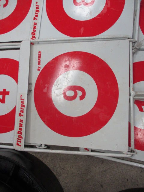 Load image into Gallery viewer, Used Gopher Flipdown Target 9 Hole Set
