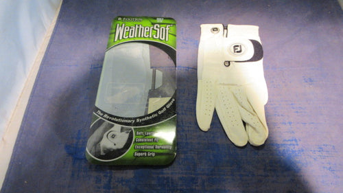 Used Foot-Joy WeatherSoft Golf Glove Size Large Right Hand - small wear
