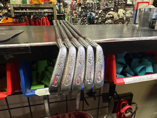 Used Ben Hogan Apex + Forged Right Hand 5pc Iron Set 3,4,6,8i and Ew