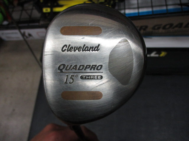 Load image into Gallery viewer, Used Cleveland Quad Pro 3 fairway Wood 15 Deg Wood - LH
