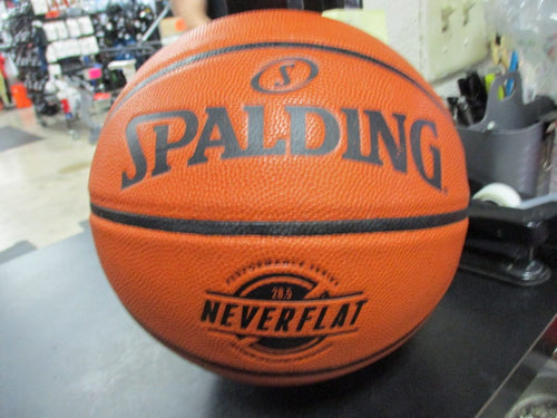 Used Spalding Never Flat 28.5 Basketball