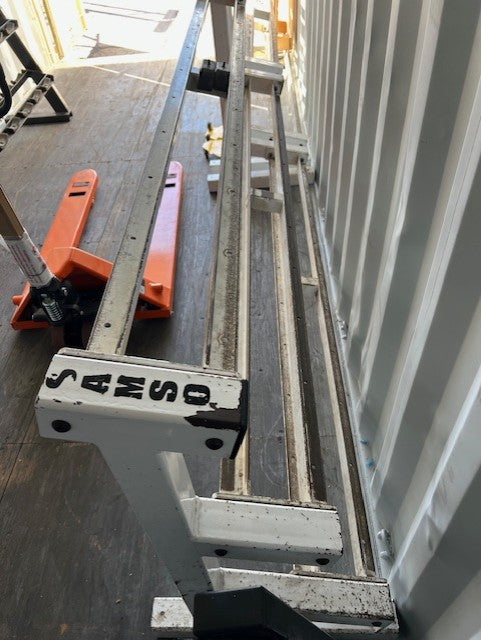 Used SAMSON White Commercial DUMBELL RACK 91