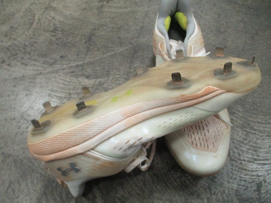 Used Under Armour Charger Metal Baseball Cleats Size 12