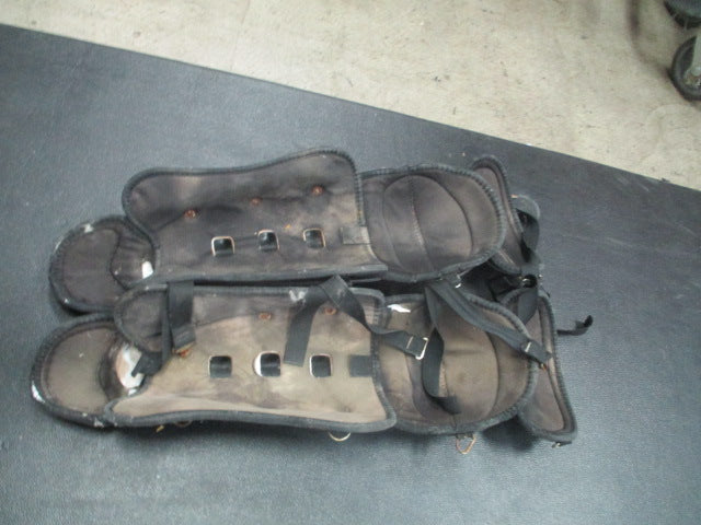 Load image into Gallery viewer, Used Black Catchers Shin Guards - Has Wear See Description
