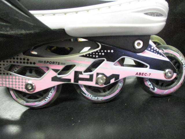 Load image into Gallery viewer, Used 2PM Sports Adjustable Size 3Y - 6Y Light UP Inline Roller Skates

