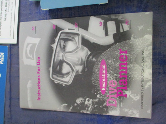 Used Sports Chalet Padi Scuba Dive Planner Kit