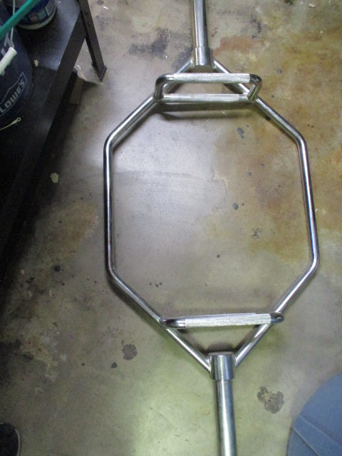 Used Chrome 45lb HEX BAR