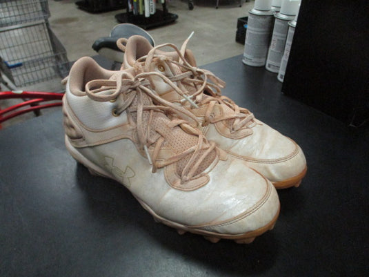 Used Under Armour BH Out of Here Cleats in White Size 7.5