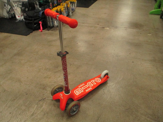 Used Micro Mini Red Scooter