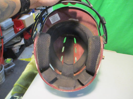 Used Boombah Size 6 1/4 - 7 Batting helmet W/ Mask