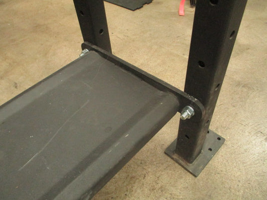 Used Rogue 70" Mass Storage Rack With Kettlebell & Bumper Plate Shelf