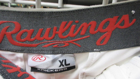 Used Rawlings Baseball Pants Knickers White Size XL
