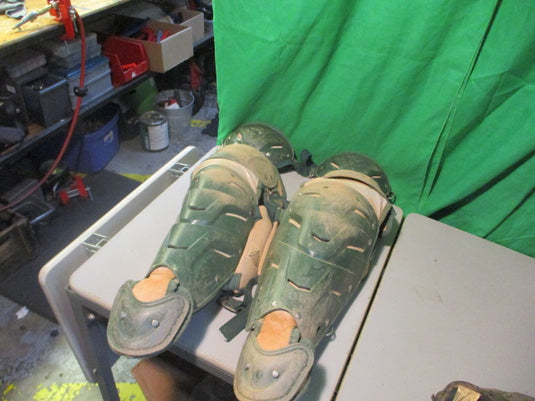 Used All Star Delta Flex LGW14.5S7 Softball Catchers Shin Guards