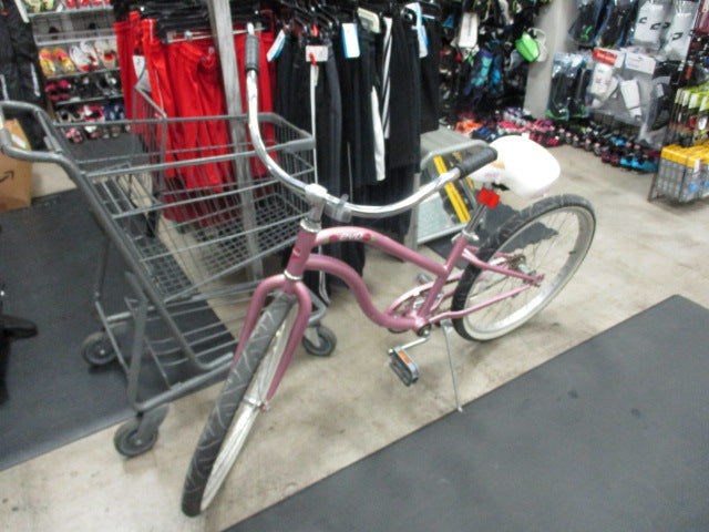Load image into Gallery viewer, Used Evo Bonsai 24&quot; Cruiser Bike (Seat Has Wear)
