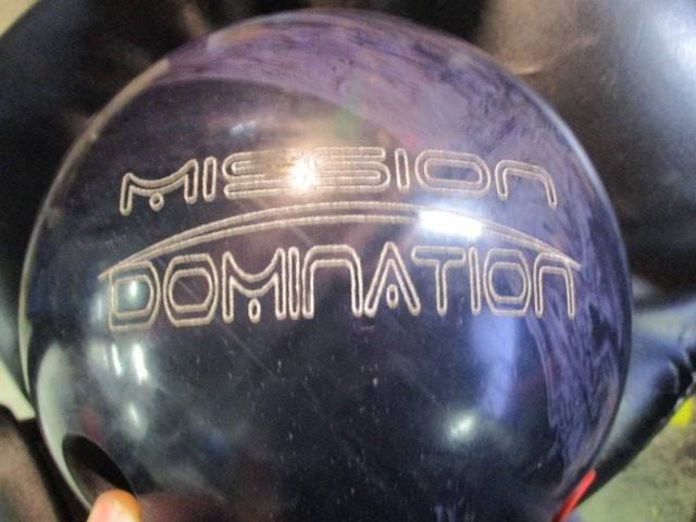 Load image into Gallery viewer, Used Ebonite HL1300 Mission Domination 15 Lb Bowling Ball
