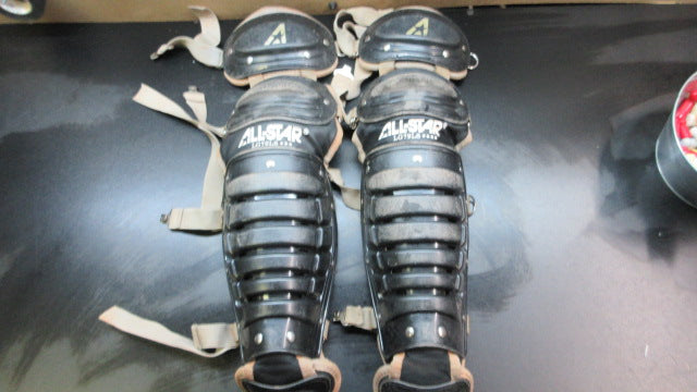 Load image into Gallery viewer, Used All-Star Catchers Shin Guards - Size 9-12

