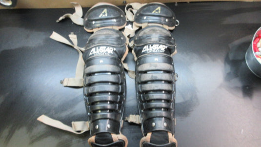 Used All-Star Catchers Shin Guards - Size 9-12