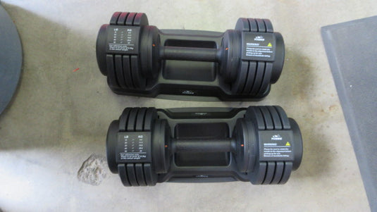 Used FLYBIRD 55Lbs Adjustable Dumbbell Pair - QTY 2