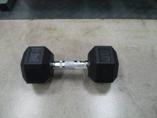 New Rising Sports 45 lb Rubber Dumbbell