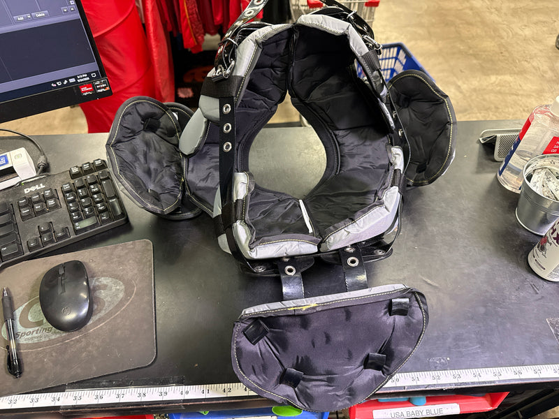 Load image into Gallery viewer, Used Riddell Power Surge Football Shoulder Pads with Back Plate Size Medium
