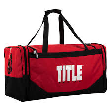 New Title Boxing Deluxe Gear Bag - Red