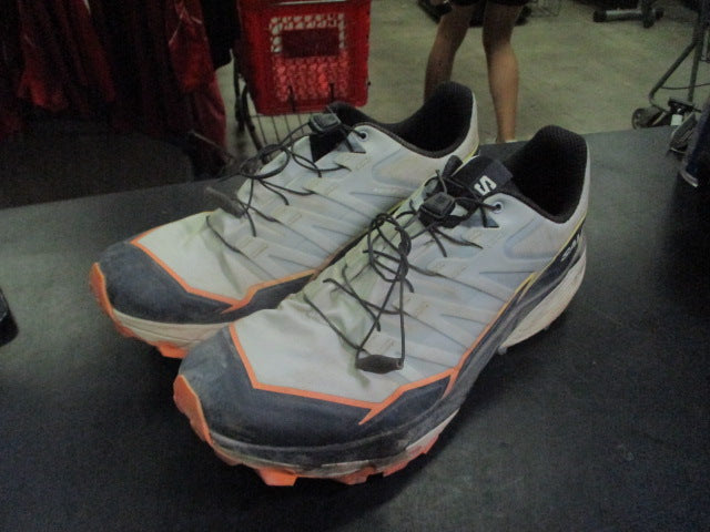 Load image into Gallery viewer, Used Salomon Thundercross Trail Runners Size 12
