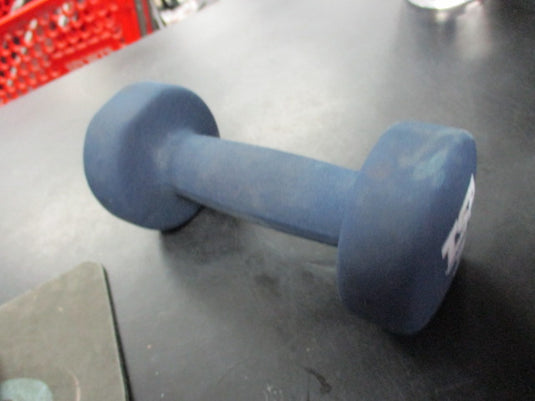 Used TSA 7 LB Rubber Dumbbell