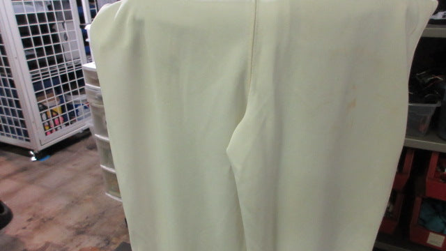 Load image into Gallery viewer, Used UnderArmour White  Open Bottom Baseball Pants  Size Youth XL
