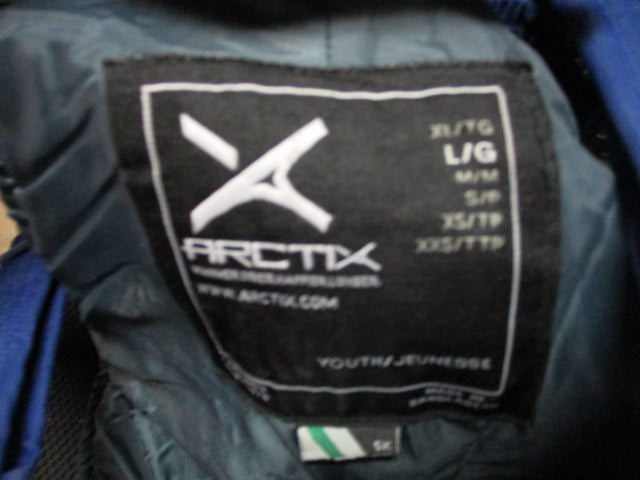 Load image into Gallery viewer, Used Arctix Size Youth Large Blue Snow Bibs
