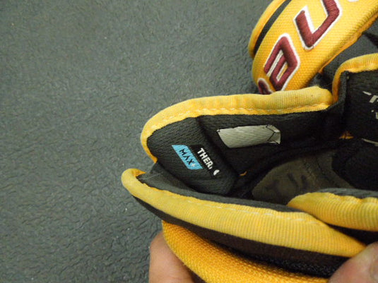 Used Bauer ProTeam 11" Hockey Gloves ASU Sundevil Branding