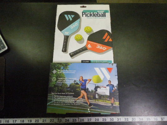 Like New Wildside Outdoor Pickleball Paddle and Ball Set