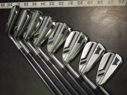 Used PXG 0211 XCOR2 Left Hand 8pc Iron Set 4-9 Iron and G,S Wedge