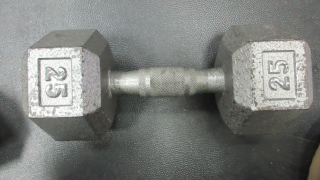 Load image into Gallery viewer, Used 25lb Cast Iron Dumbbell

