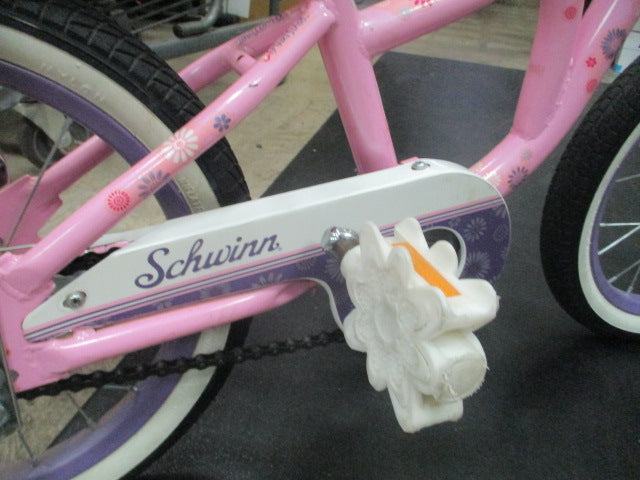 Load image into Gallery viewer, Used Schwinn Bloom 16&quot; Girls Bike W/ Training Wheels
