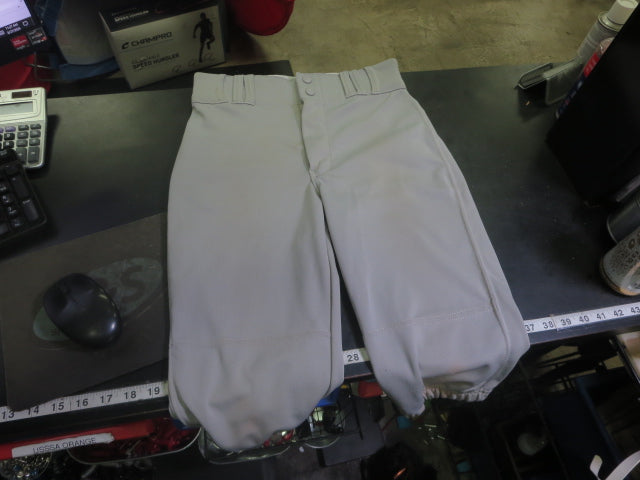 Load image into Gallery viewer, Used Champro Knicker Bottom Grey Youth Baseball Pants Size Large
