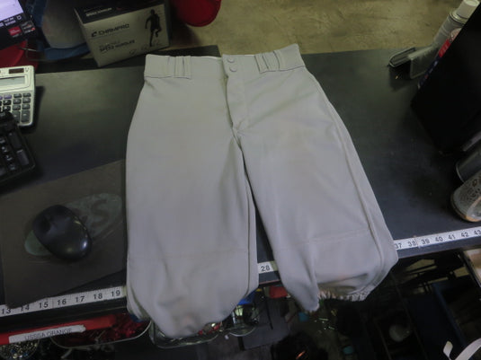 Used Champro Knicker Bottom Grey Youth Baseball Pants Size Large