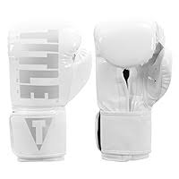 New Title Intensity Inferno Elastic Training Gloves - White- 16 oz