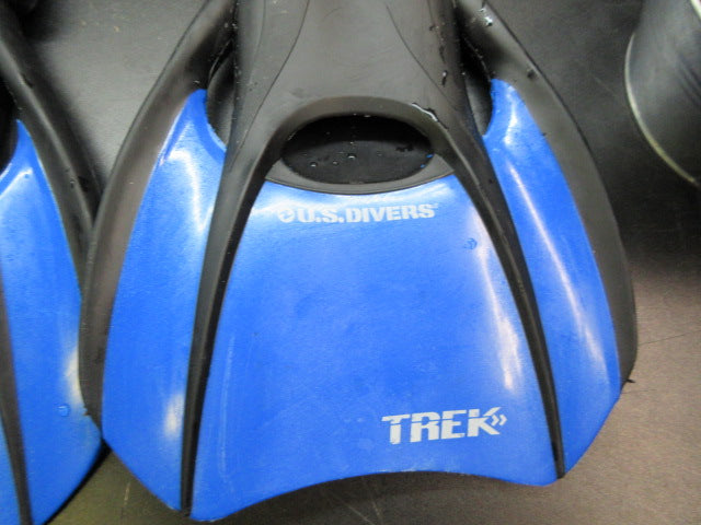 Load image into Gallery viewer, Used U.S Divers Trek Admiral LX Snorkel Set - Size Small 4-7
