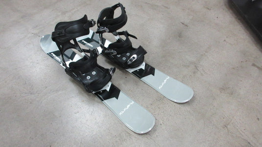 Used Phenom 90cm Five Forty 75 Ski Blades w/ Snowboard Bindings and Risers