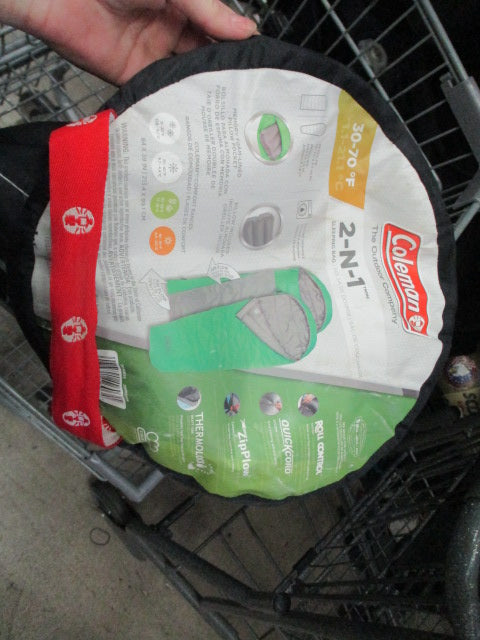Load image into Gallery viewer, Used Coleman 2-In-1 Sleeping Bag  30-70 Deg  84 x 39&quot;
