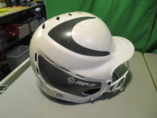 Used Rip-It Size 6 1/2 - 7 3/8 Batting Helmet W/ Face Mask