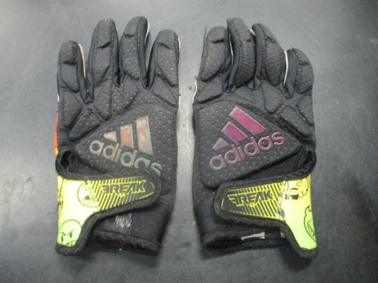 Used Adidas Freak Football Receivers / Lineman Gloves Size Small