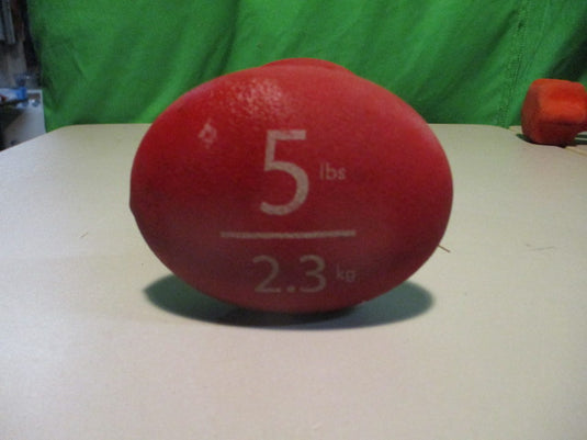 Used Neoprene 5LB Dumbbell
